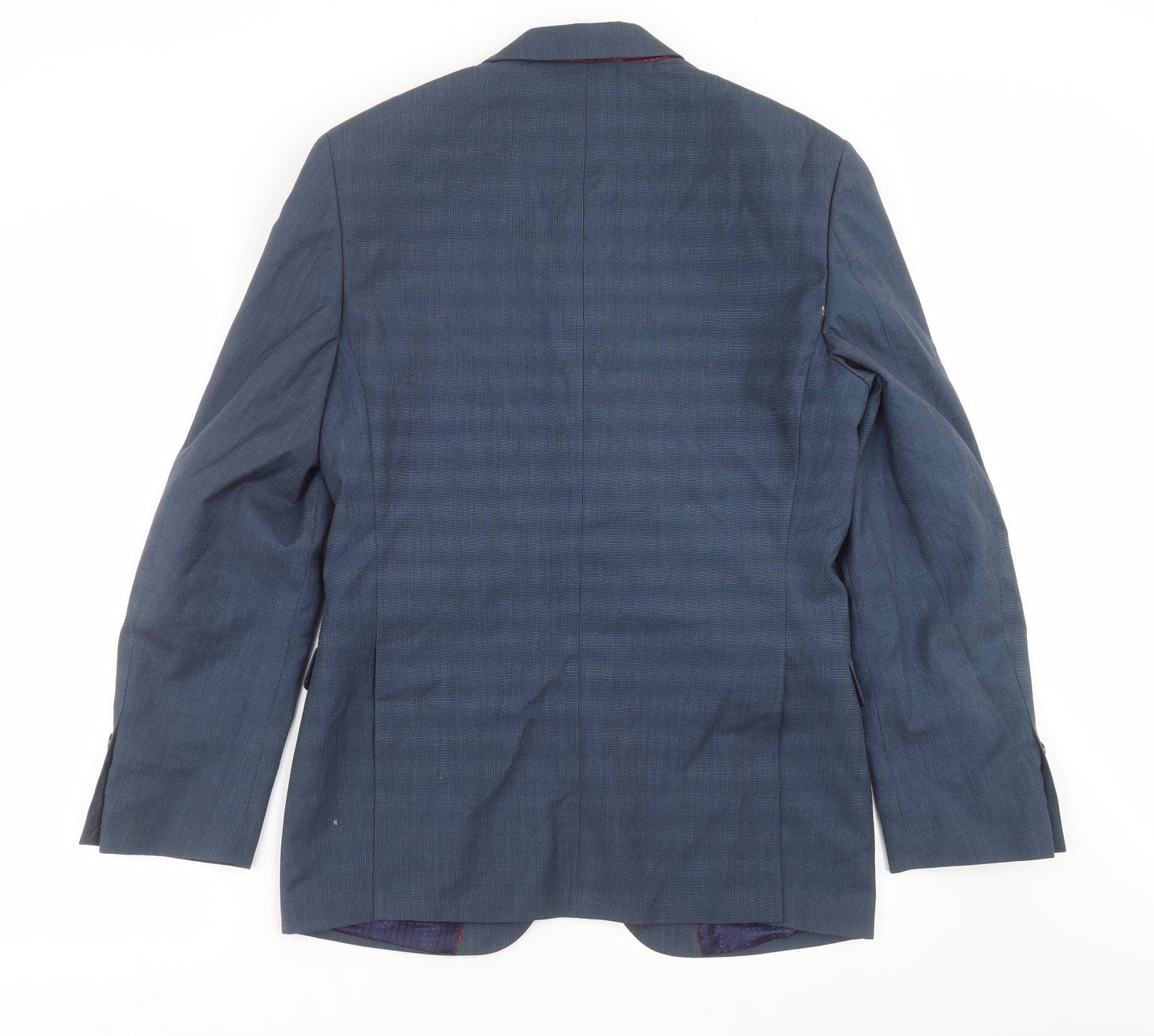 Mens UK Size 38 Burton Regular Blue Suit Jacket