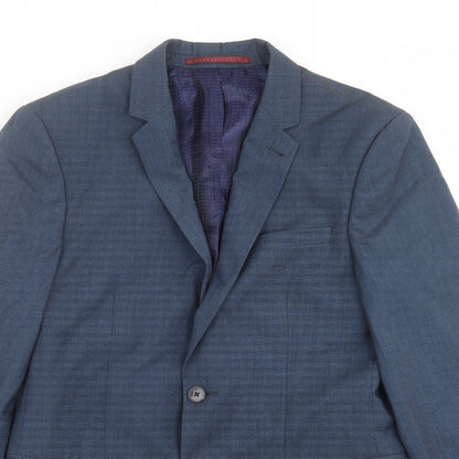 Mens UK Size 38 Burton Regular Blue Suit Jacket