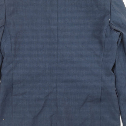 Mens UK Size 38 Burton Regular Blue Suit Jacket