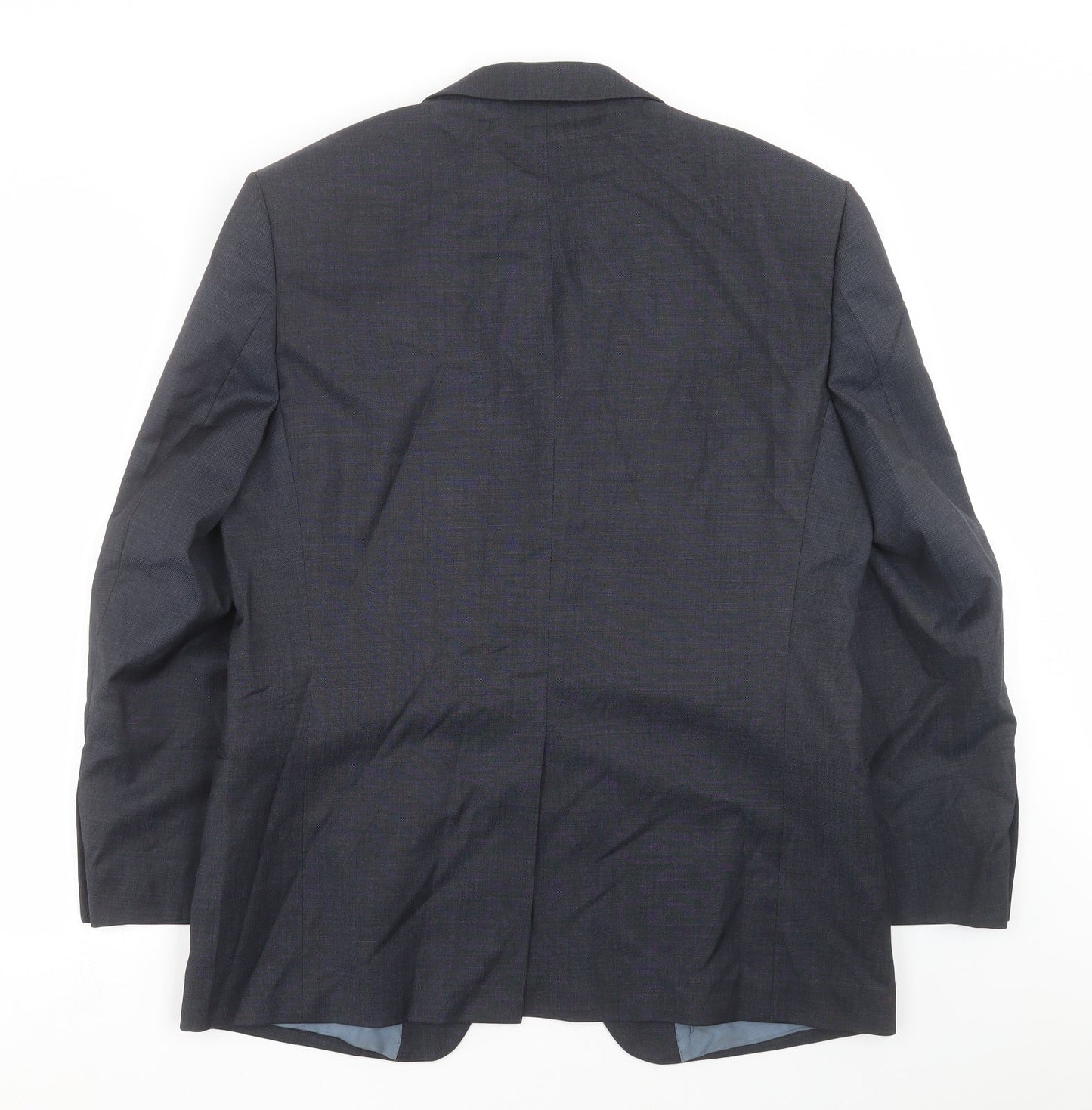 Mens UK Size 40 Marks and Spencer Regular Blue Suit Jacket