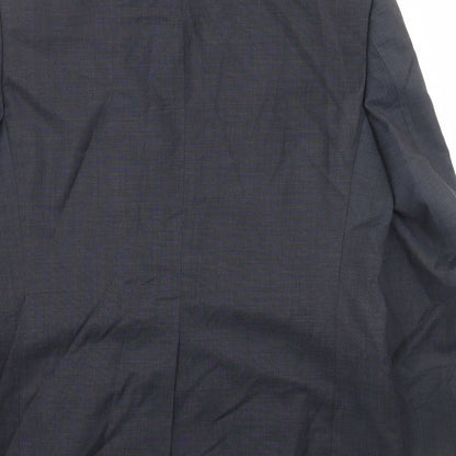 Mens UK Size 40 Marks and Spencer Regular Blue Suit Jacket