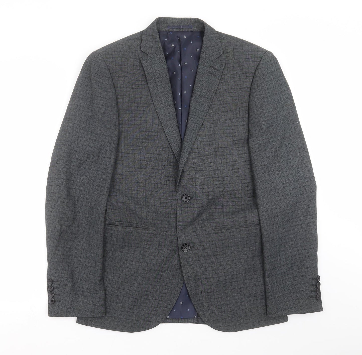 Mens UK Size 36 NEXT Regular Grey Suit Jacket