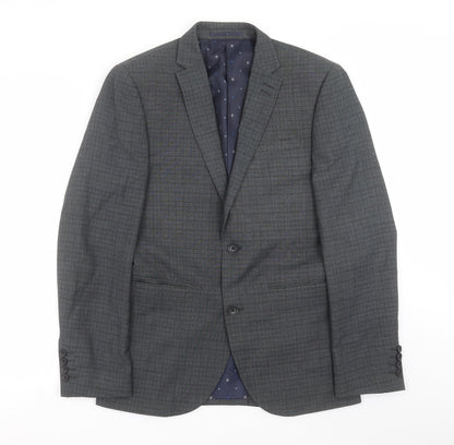 Mens UK Size 36 NEXT Regular Grey Suit Jacket