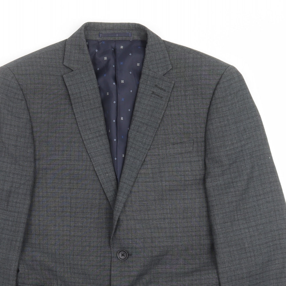 Mens UK Size 36 NEXT Regular Grey Suit Jacket