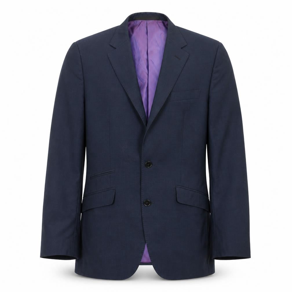 Mens UK Size 38 Marks and Spencer Regular Blue Suit Jacket