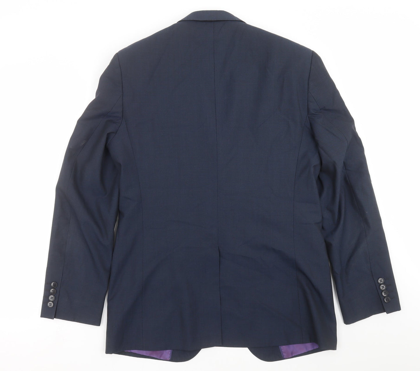 Mens UK Size 38 Marks and Spencer Regular Blue Suit Jacket
