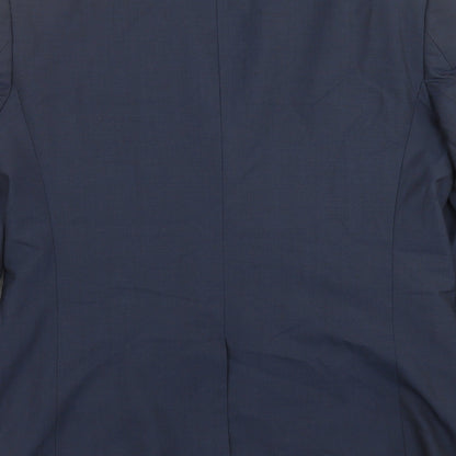 Mens UK Size 38 Marks and Spencer Regular Blue Suit Jacket