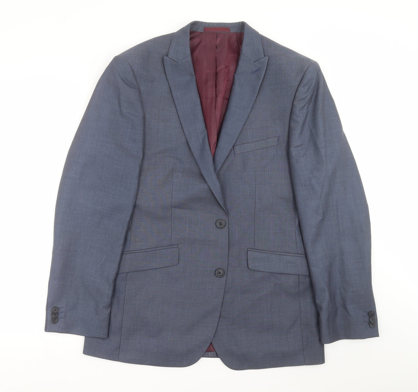 Mens UK Size 40 Taylor & Wright Regular Blue Suit Jacket