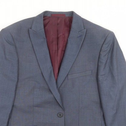 Mens UK Size 40 Taylor & Wright Regular Blue Suit Jacket