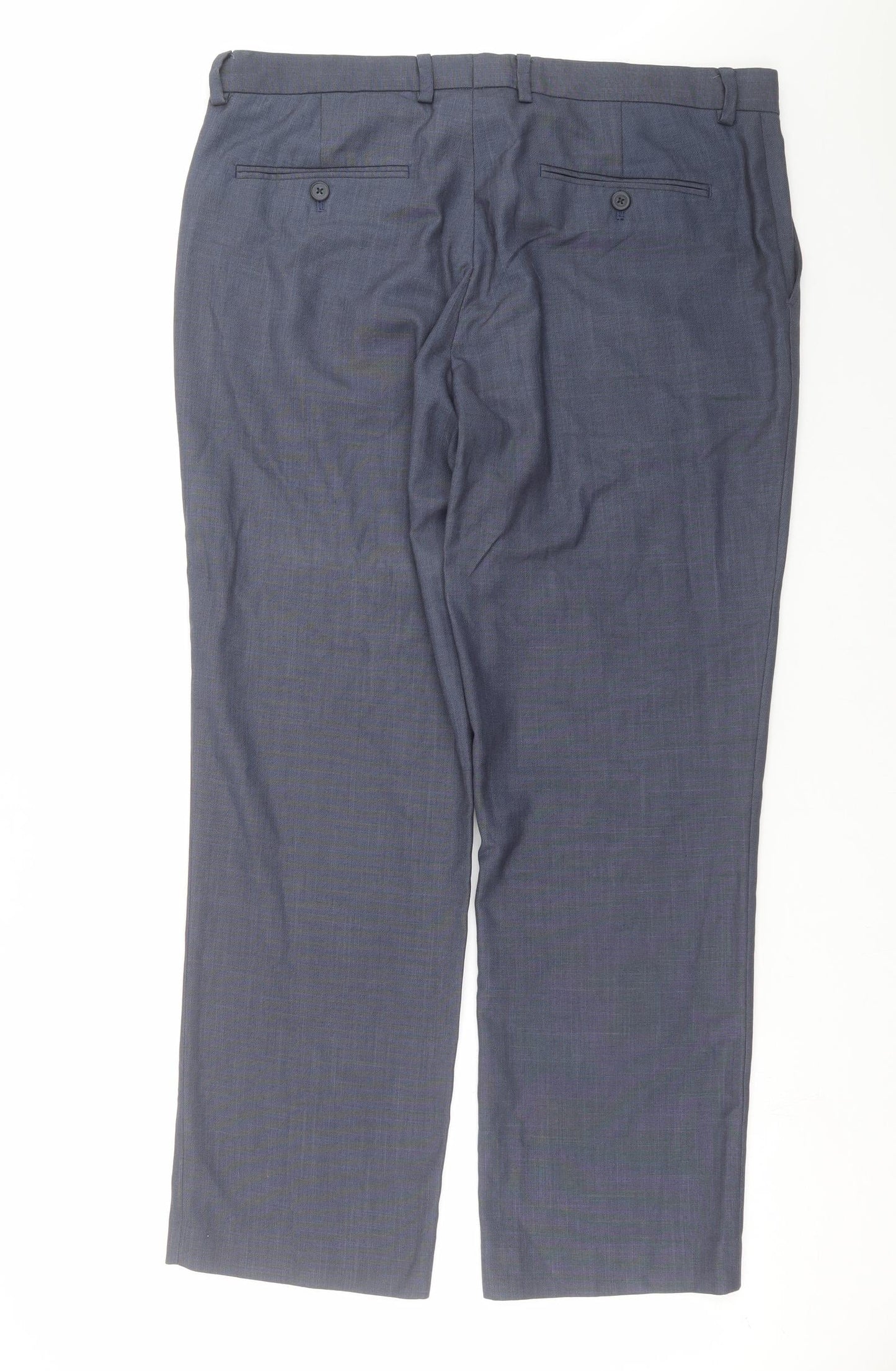 Matalan Mens Blue   Trousers  Size 34 in L28 in