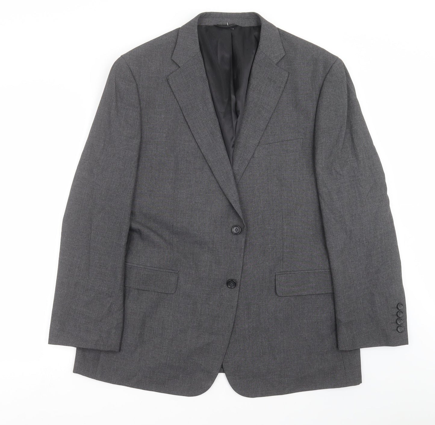 Mens UK Size 44 Burton Regular Grey Suit Jacket