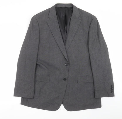 Mens UK Size 44 Burton Regular Grey Suit Jacket