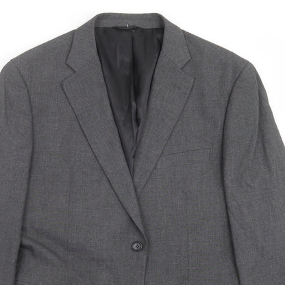 Mens UK Size 44 Burton Regular Grey Suit Jacket