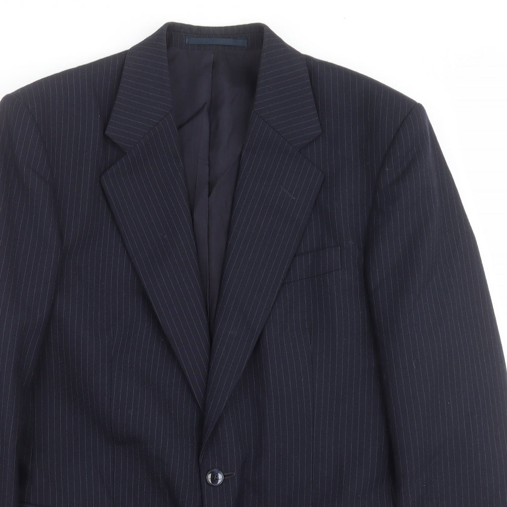 Mens UK Size 40 Moorcroft Regular Blue Suit Jacket