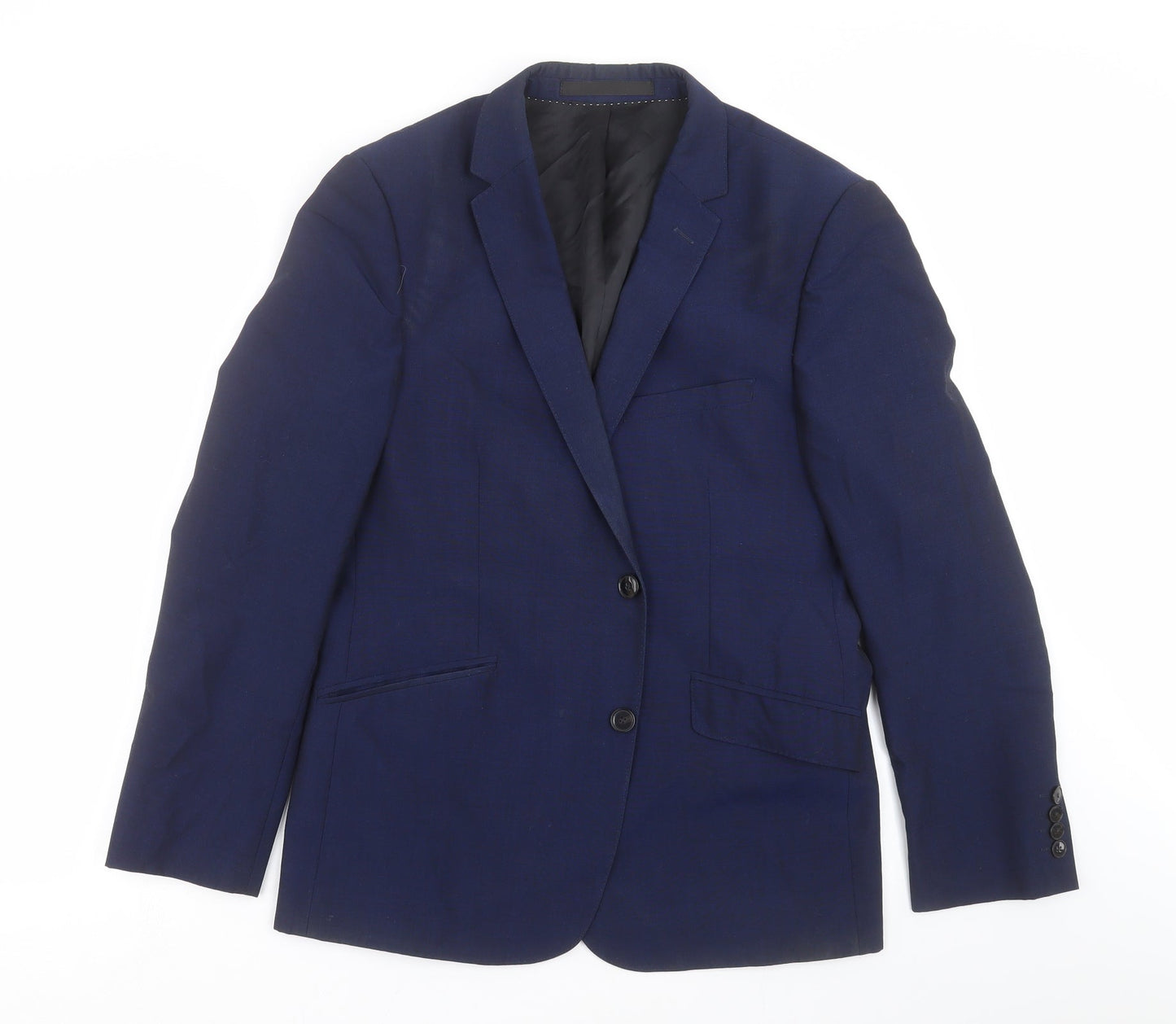 Mens UK Size 40 John Lewis Regular Blue Suit Jacket