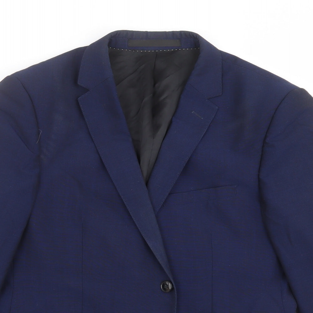 Mens UK Size 40 John Lewis Regular Blue Suit Jacket