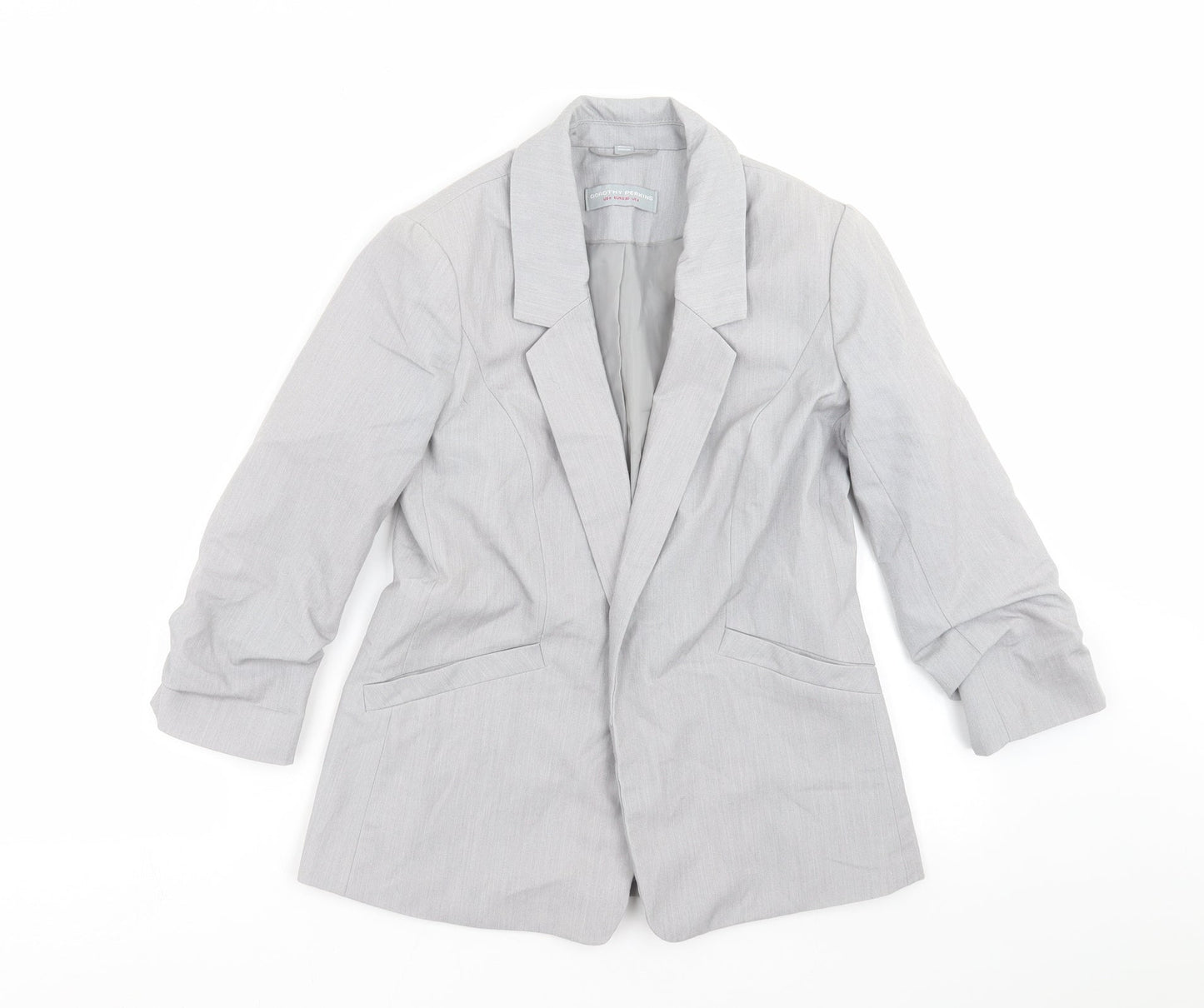 Dorothy Perkins Womens Grey   Jacket Blazer Size 4