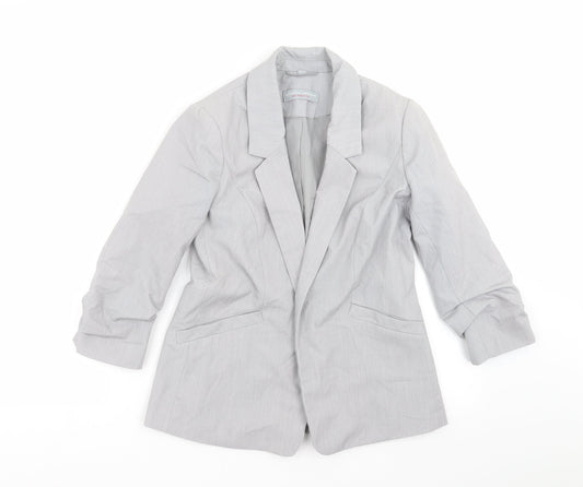 Dorothy Perkins Womens Grey   Jacket Blazer Size 4