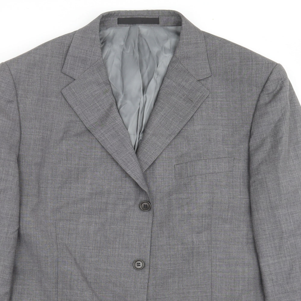 Mens UK Size 46 Marks and Spencer Regular Grey Suit Jacket