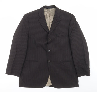 Mens UK Size 42 Preworn Regular Brown Suit Jacket