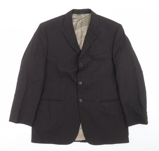 Mens UK Size 42 Preworn Regular Brown Suit Jacket