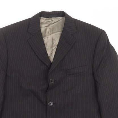 Mens UK Size 42 Preworn Regular Brown Suit Jacket
