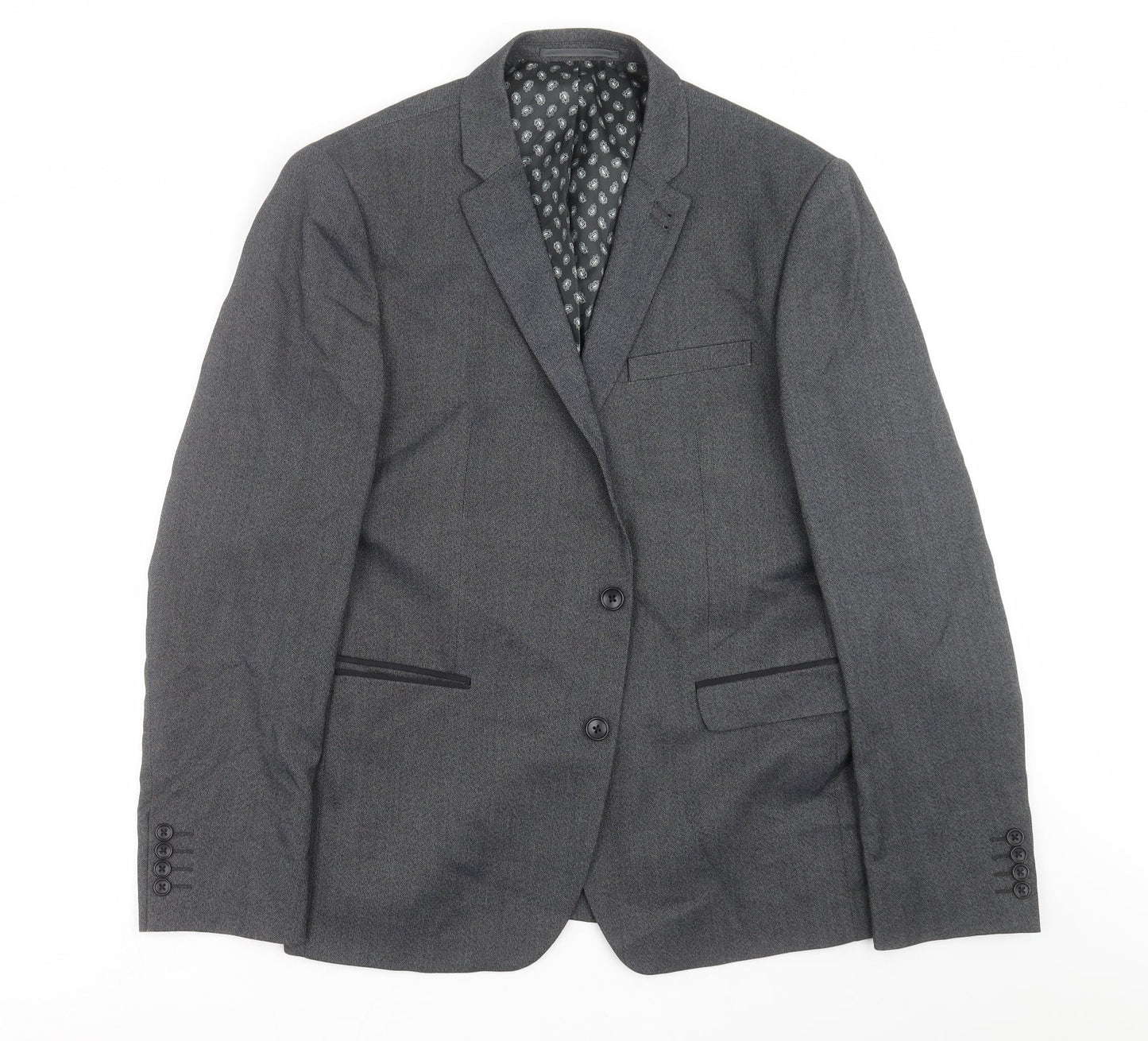 Mens UK Size 44 NEXT Regular Grey Suit Jacket