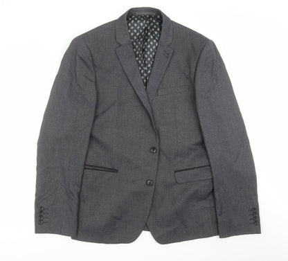 Mens UK Size 44 NEXT Regular Grey Suit Jacket