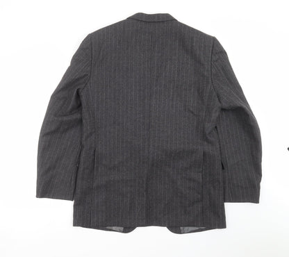 Mens UK Size 42 Burton Regular Grey Suit Jacket