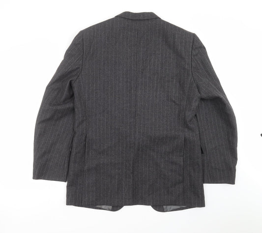 Mens UK Size 42 Burton Regular Grey Suit Jacket
