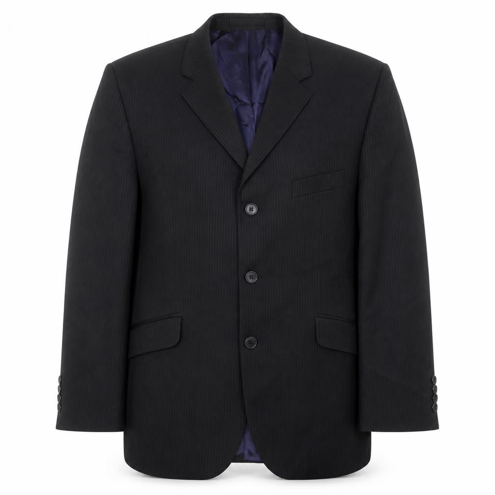 Mens UK Size 40 BHS Regular Black Suit Jacket