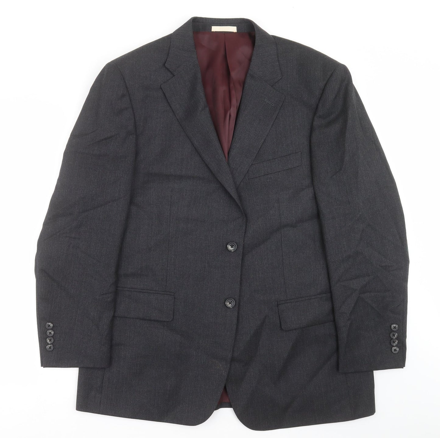 Mens UK Size 44 Greenwoods Regular Grey Suit Jacket