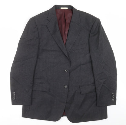 Mens UK Size 44 Greenwoods Regular Grey Suit Jacket