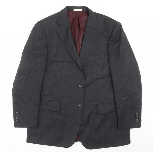 Mens UK Size 44 Greenwoods Regular Grey Suit Jacket