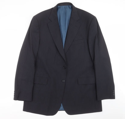 Mens UK Size 44 Marks and Spencer Regular Blue Suit Jacket