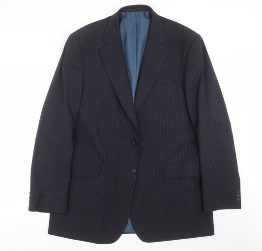 Mens UK Size 44 Marks and Spencer Regular Blue Suit Jacket