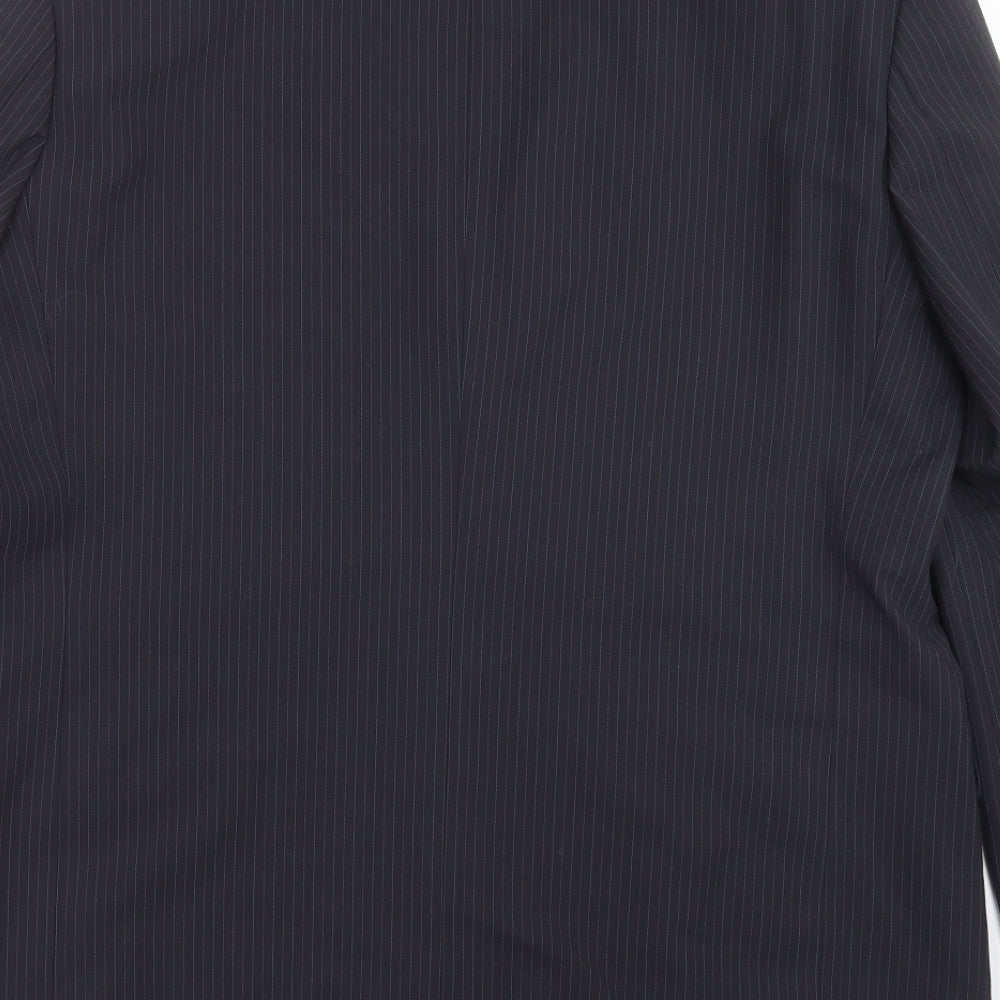 Mens UK Size 44 Marks and Spencer Regular Blue Suit Jacket