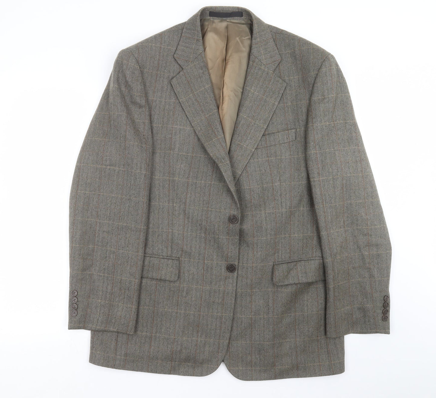 Mens UK Size 42 Marks and Spencer Regular Green Suit Jacket