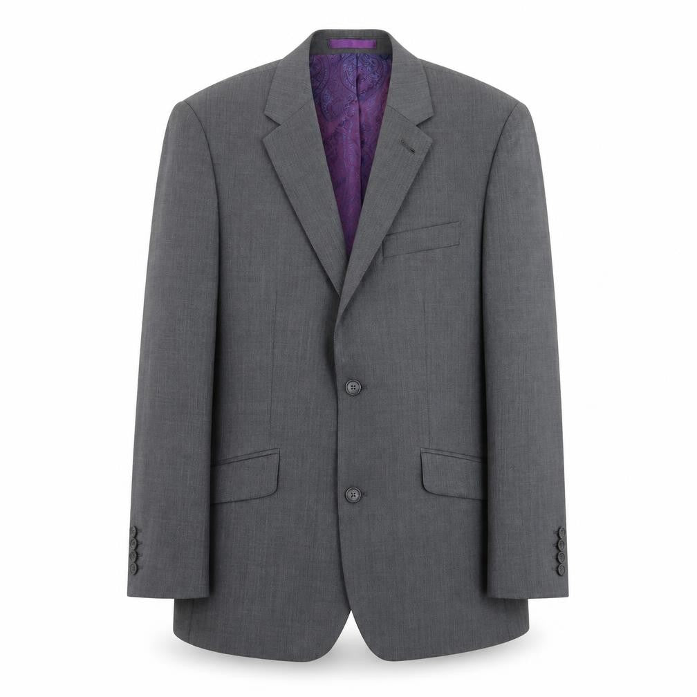 Mens UK Size 42 Preworn Regular Grey Suit Jacket
