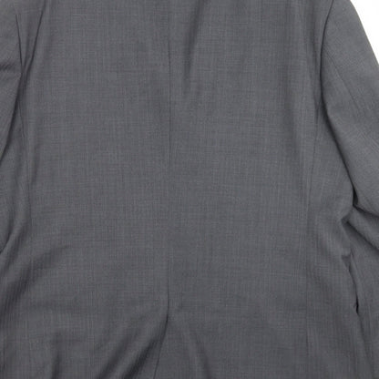 Mens UK Size 42 Preworn Regular Grey Suit Jacket