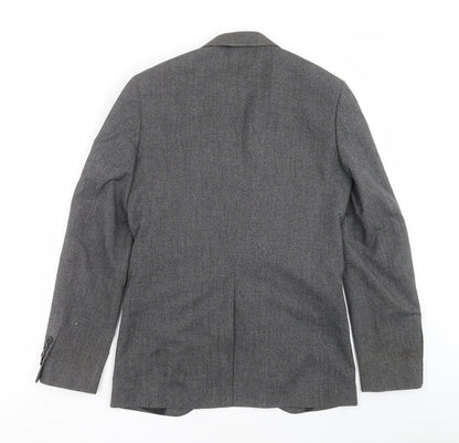 Mens UK Size 34 Cedar Wood State Regular Grey Suit Jacket
