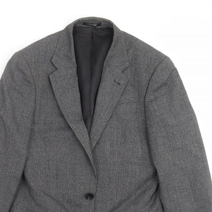 Mens UK Size 34 Cedar Wood State Regular Grey Suit Jacket
