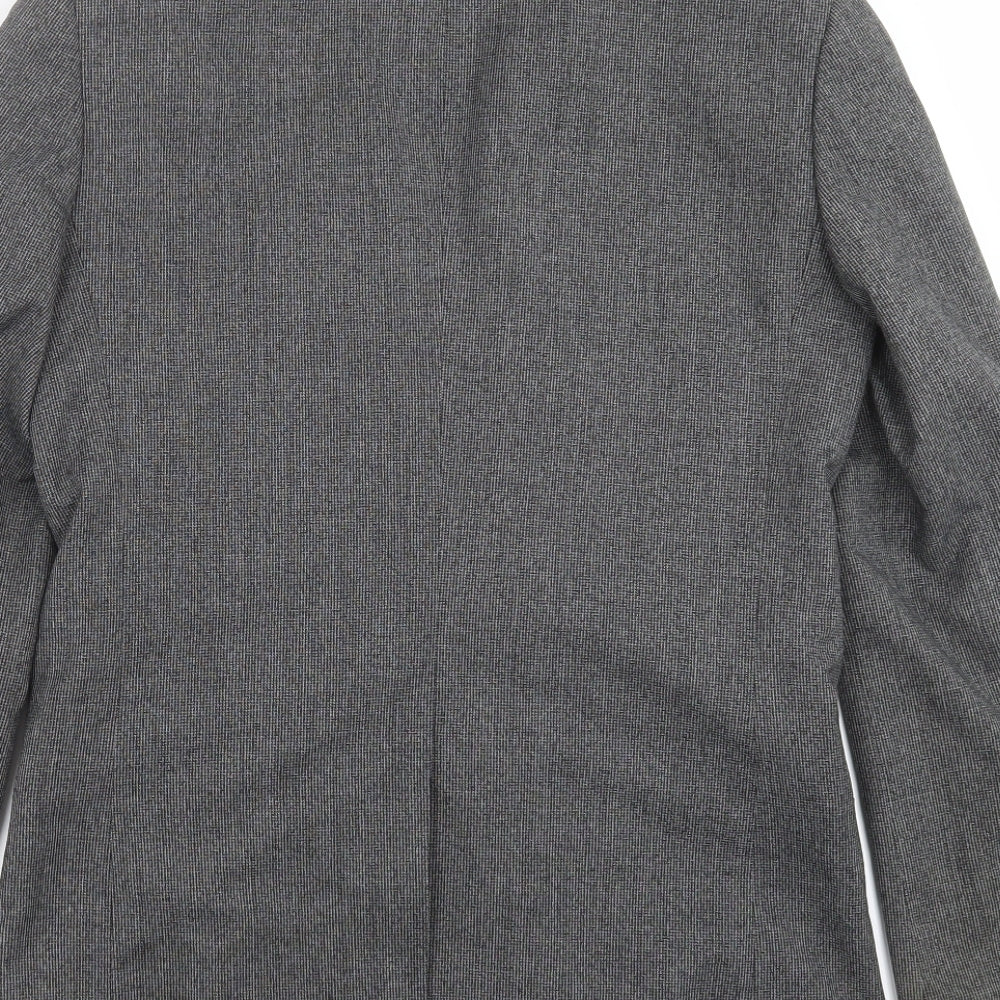 Mens UK Size 34 Cedar Wood State Regular Grey Suit Jacket