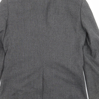 Mens UK Size 34 Cedar Wood State Regular Grey Suit Jacket