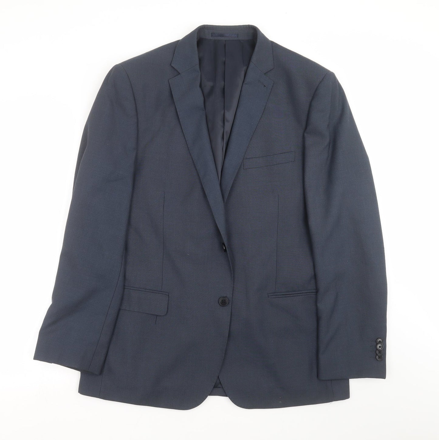 George Mens Blue   Jacket Suit Jacket Size 42