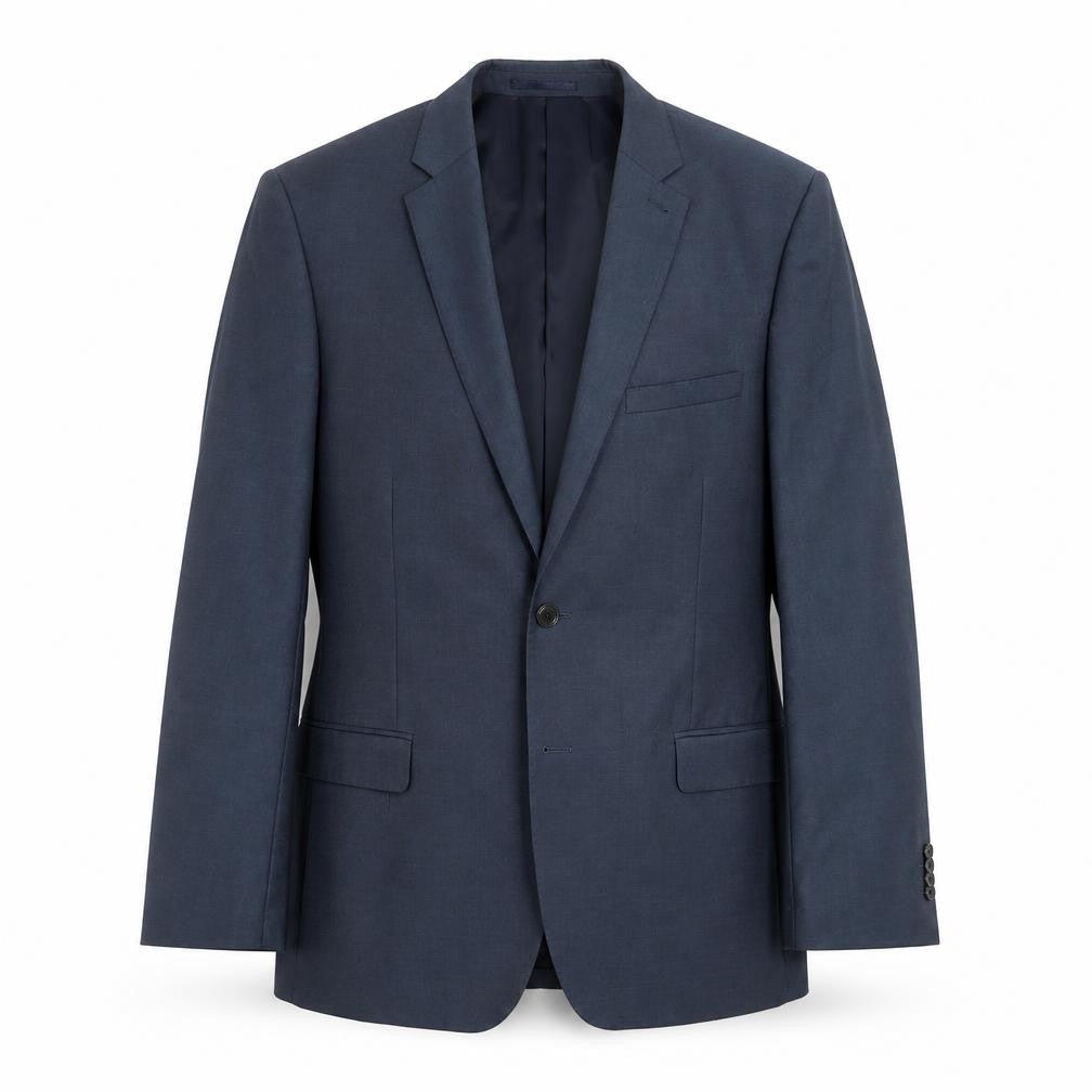 Mens UK Size 42 George Regular Blue Suit Jacket
