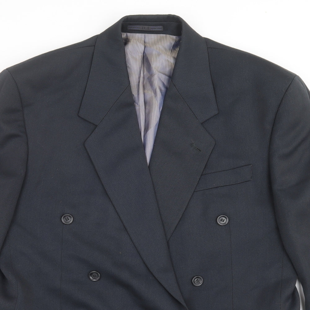 RI Clothing Company Mens Blue   Jacket Suit Jacket Size 40