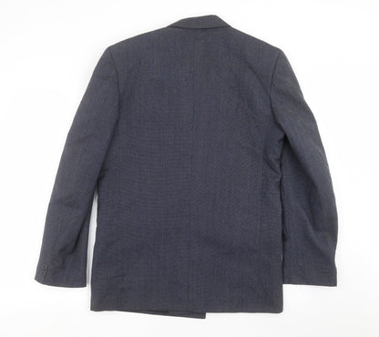 Mens UK Size 38 Classic Regular Blue Suit Jacket