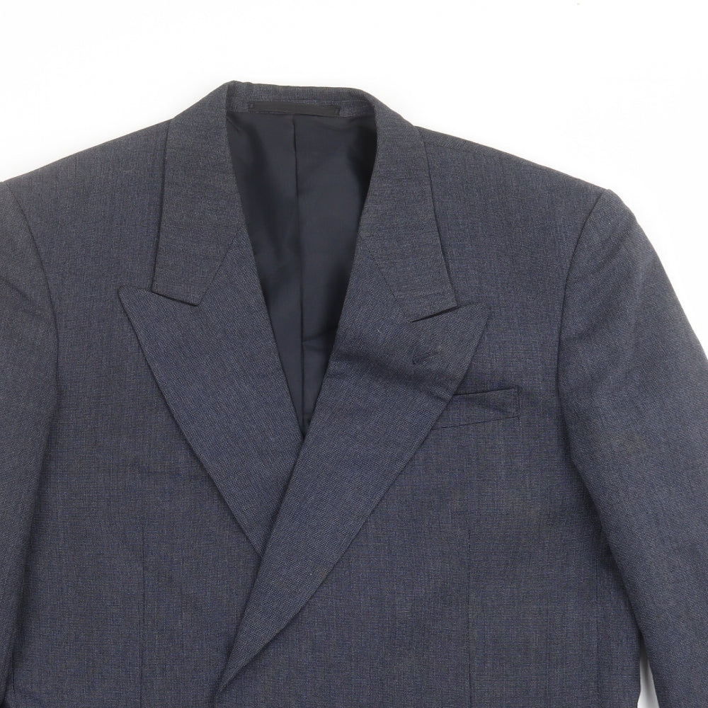 Mens UK Size 38 Classic Regular Blue Suit Jacket