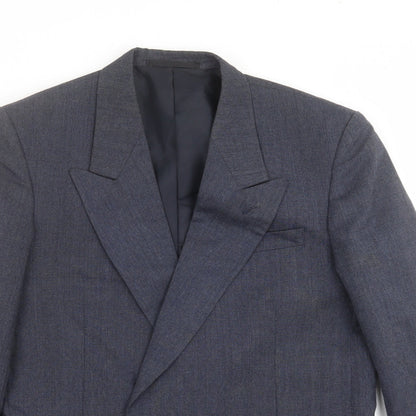 Mens UK Size 38 Classic Regular Blue Suit Jacket